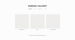 Desktop Screenshot of parkercalvert.com